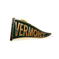 Vermont Pennant Lapel Pin