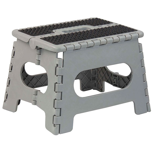 Home Basics Folding Step Stool With Grips