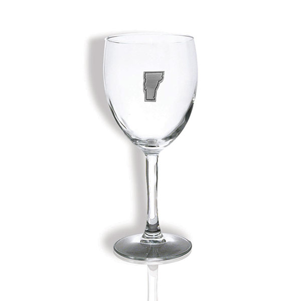 Pewter State Of Vermont Wine Glass (SKU 127349931135)