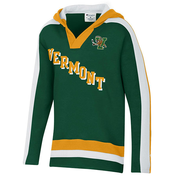 Champion Youth Super Fan Diagonal Vermont Hockey Sweatshirt (SKU 127379631224)