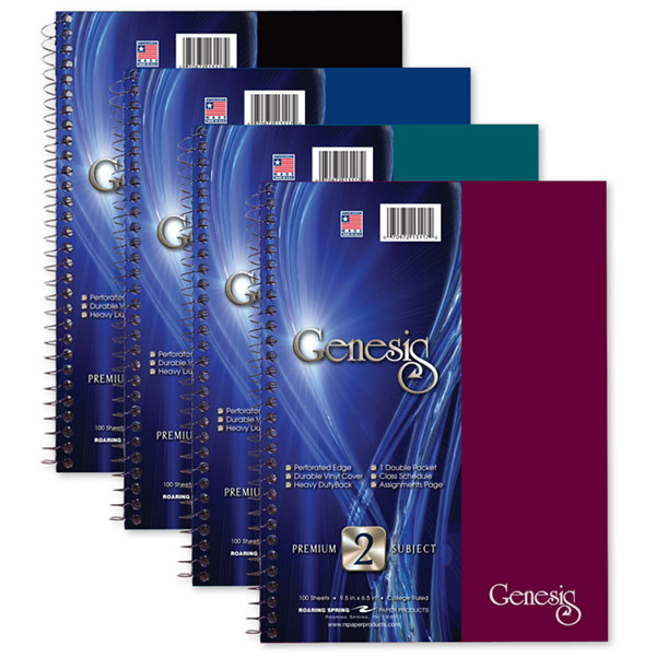Genesis Poly Cover 9X6 Notebook