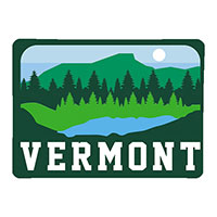 Vermont Camel's Hump Skyline Magnet