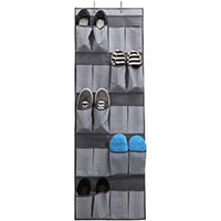 Home Basics 20 Pocket Over-The-Door Shoe Organizer