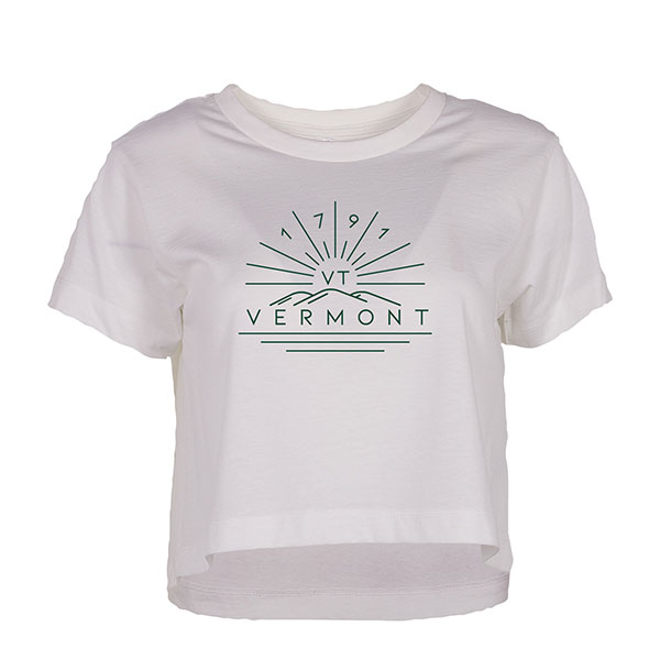 Ouray Vermont 1791 Sunbeams Cropped Tee (SKU 127713631221)