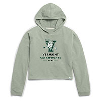 League V/Cat Cropped Hoodie