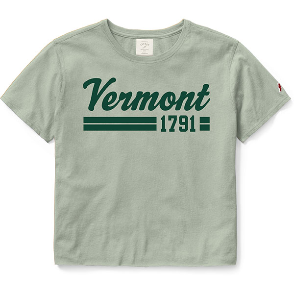 League Scripted Vermont Clothesline Cropped Tee (SKU 127829011221)