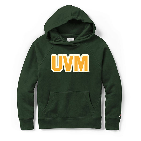League UVM Jersey Letter Hoodie The UVM Bookstore