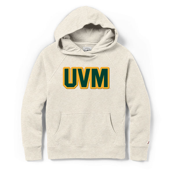 League UVM Jersey Letter Hoodie The UVM Bookstore