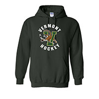 Vermont Hockey Logo Hooded Sweatshirt