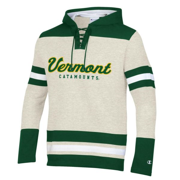 Champion Super Fan Lace Up Vermont Catamounts Sweatshirt