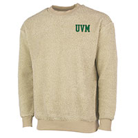 Charles River UVM Faux Shearling Crew