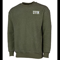 CHARLES RIVER UVM FAUX SHEARLING CREW