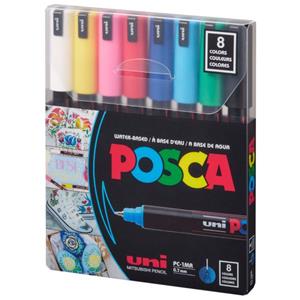 Image of Posca Fine Bright Colors 8Pc