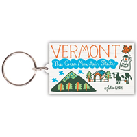 Julia Gash Vermont Icons Keychain