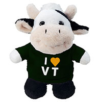 Mascot Factory I Love VT Cow