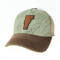 Legacy Vermont Topo Map Old Favorite Trucker