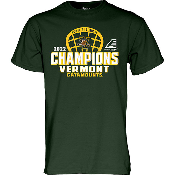       2022 America East Women's Lacrosse Champions T-Shirt (SKU 128249841060)