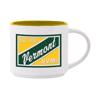 Vermont Label Deep Etch Mug