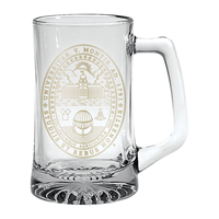 University Seal Glass Tankard