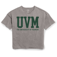 League UVM Spellout Boxy Tee