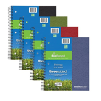 Enviro-Notes Bio-Based 3 Sujbect Wirebound Notebook