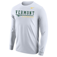 Nike Vermont Lacrosse Stick Long Sleeve Core Cotton Tee