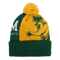 OUTERSTUFF YOUTH GREEN & GOLD V/CAT POM