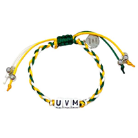 UVM Letter Bracelet
