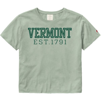 League Vermont 1791 Clothesline Cropped Tee