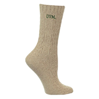 TCK UVM Cable Knit Sock