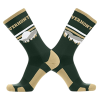 TCK Vermont Mountains Pro-Dri Crew Sock