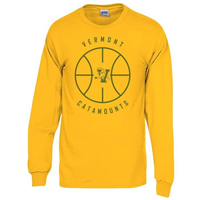 Basics Line Vermont Catamounts Basketball Long Sleeve T-Shirt
