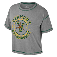 Colosseum Vermont Catamounts Circle Cropped Tee