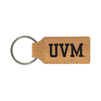 UVM Leatherette Key Tag