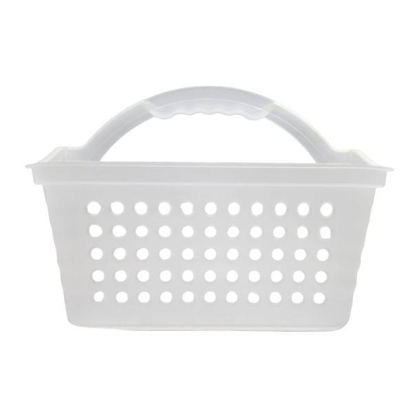 Image of Home Basics Plastic Shower Tote (SKU 128993261273) Image of Home Basics Plastic Shower Tote (SKU 128993261273)