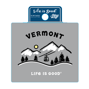Image of Life Is Good Vermont Ski Lift Sticker