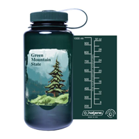 Nalgene Wide Mouth Green Mountain State Water Bottle