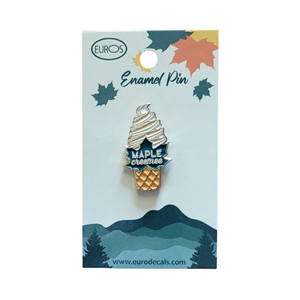 Maple Creemee Euro Lapel Pin - main view