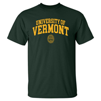 Basics Line University Of Vermont Seal T-Shirt