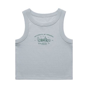 USCAPE SPELLOUT CAMPUS GRAPHIC EST. 1791 TANK -  grey