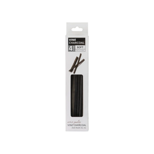 Pacific Arc Vine Charcoal Soft 4Pk