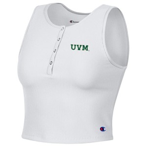 Champion UVM Ribbed Button Tank Top - main view