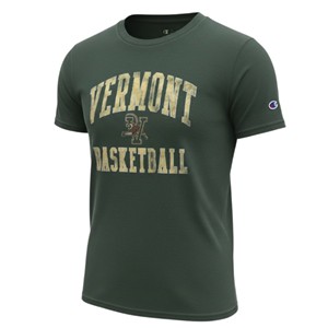 Champion Distressed Vermont V/Cat Basketball T-Shirt - main view
