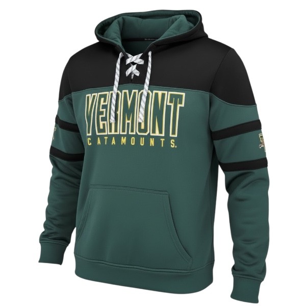 Champion Vermont Catamounts Lace-Up Hood (SKU 129827521059) Champion Vermont Catamounts Lace-Up Hood - main view