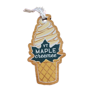 Vermont Creemee Euro Wooden Ornament - main view