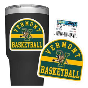VERMONT BASKETBALL DURABLE STICKER