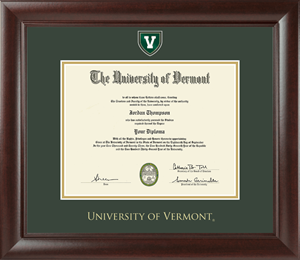 Masterpiece Shield Medallion Rainier Diploma Frame