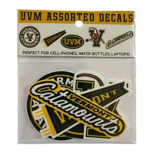 UVM MINI DIE-CUT STICKER 5 PACK -  1