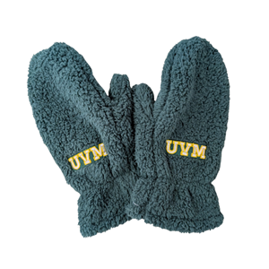 UVM Fuzzy Mittens - main view
