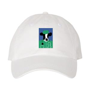 Image of DR. MOO PIGMENT DYED HAT -  white